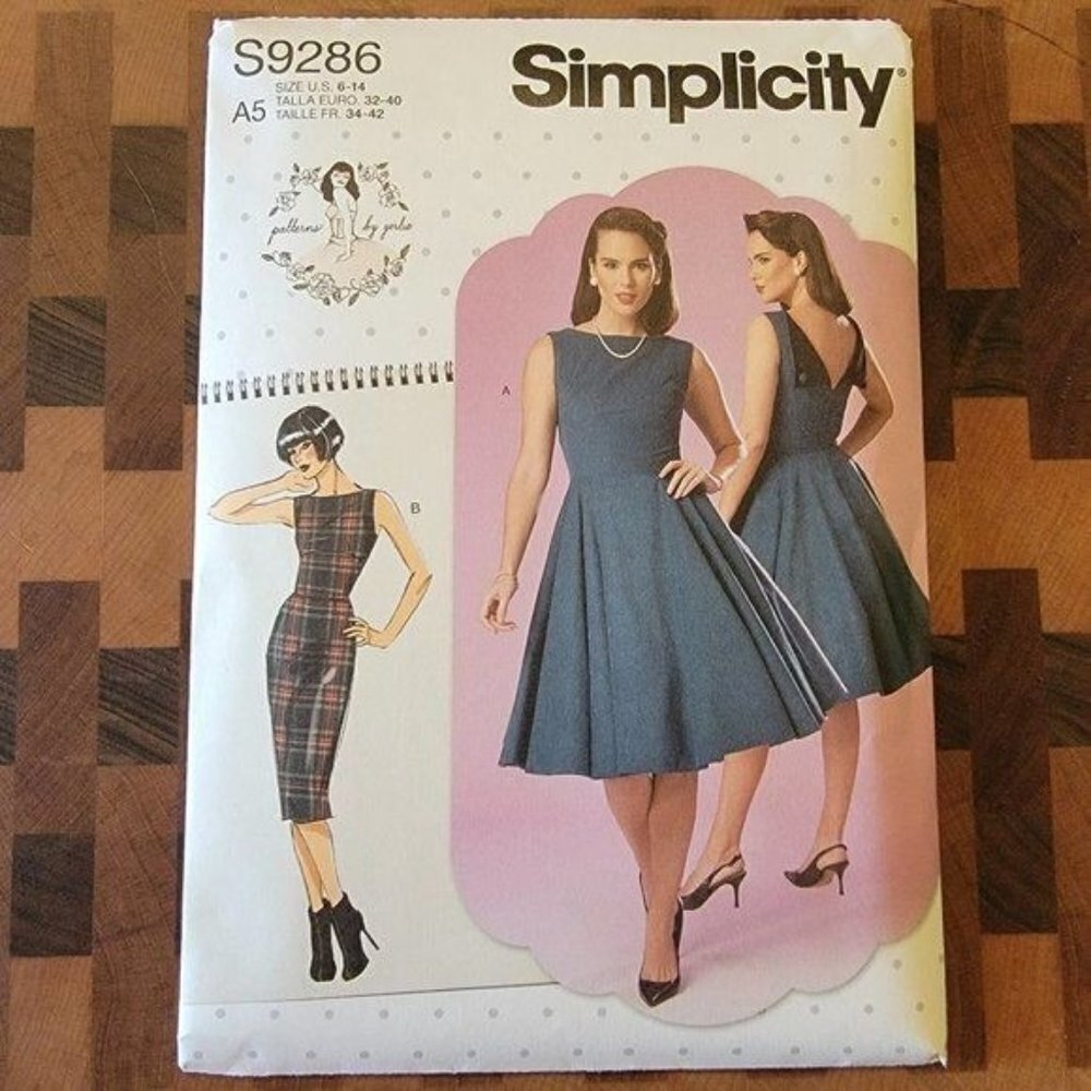 Simplicity 9286 - Uncut - Patterns by Gertie - Sizes 6-14